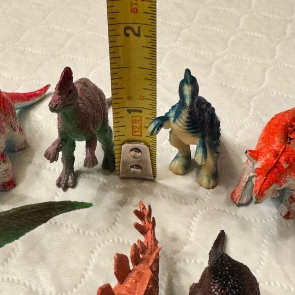 Toy Dinosaur 15 Figures Plastic Miniatures Stegosaurus Stocking Stuffers Dinos - Picture 11 of 16